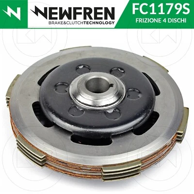 KIT FRIZIONE COMPLETA NEWFREN 4 DISCHI FC1179S PIAGGIO APE FL FL2 50 1989 > 1995