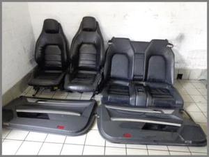 Mercedes W207 A207 Clase E descapotable equipamiento cuero negro completo RHD - Imagen 1 de 8