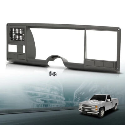 Gauge Cluster Dash Bezel Trim Gray Fit For 1988-1994 Chevrolet GMC C/K Truck - Image 1 of 4