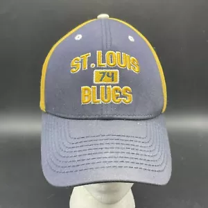 St Louis Blues NHL Ball Cap Hat #74 Oshie Blue & Yellow Strapback Cotton - Picture 1 of 12