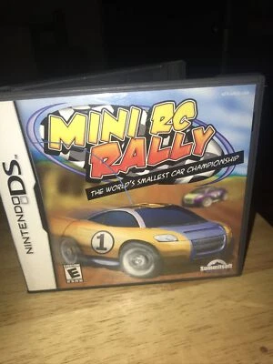 Mini RC Rally (Nintendo DS, 2006) Case Booklet And Working Game - Image 1 of 4