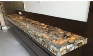 24"x15" Wild Agate Slab, Agate Dining Table, Agate Centre Table, Agate Slabs Top - Picture 1 of 3