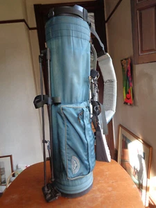 Sun Mountain Vintage Dual Strap Stand Borsa da Golf/divisore a 4 vie con Cappuccio - Foto 1 di 9