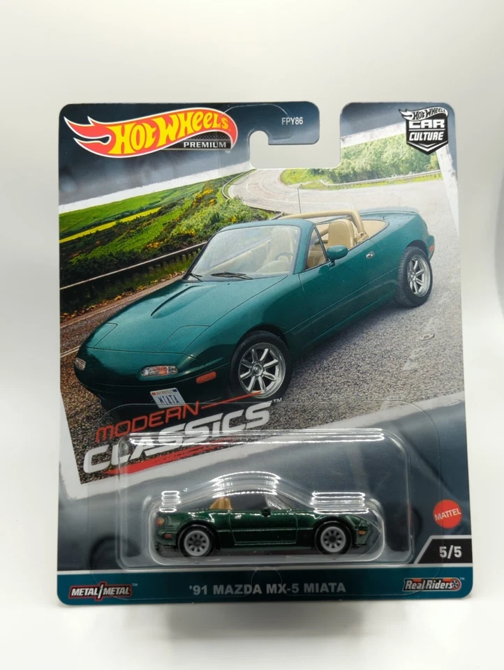 Hot Wheels Car Culture Modern Classics HKC68 1991 MAZDA MX-5 MIATA 1 64