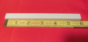 1 pc. Glossy Arctic White by Daltile: Ceramic Tile Liner - Sizzle: 1/2" X 6" NEW - Picture 1 of 12