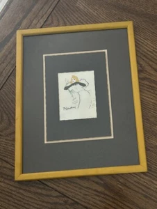 Toulouse-Lautrec-Yvette Guilbert, Silk Screen Print FRAMED 12x10 USED FAST SHIP - Picture 1 of 8