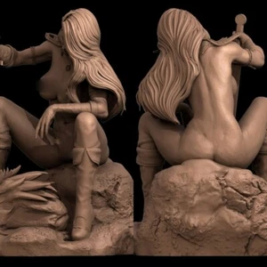 1/8 16cm Nude RedSonja 3D Print Figure GK Model Kit Unpainted Unassembled GK - Bild 1 von 5