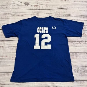 Andrew Luck #12 Indianapolis Colts NFL Team Apparel Shirt Men's Size XL Tall - Picture 1 of 11