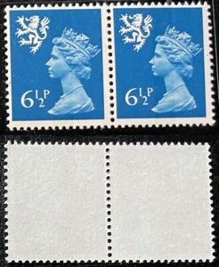 Scotland 1976 6.5p Type I Machin Portrait Sg-S23 MNH OG Pair #Br5 - US Seller - Picture 1 of 1