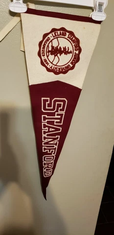 STANFORD CARDINAL #2 CHICAGO PENNANT CO NCAA VINTAGE PENNANT WITH HOLDER 7/30/21 Cover