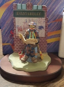 RARO Stanton Arts Emmett Kelly Wall Street Edición Limitada 9900 Firmado Monika Kelly 92 - Imagen 1 de 9