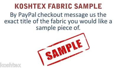 Koshtex Fabric Swatch Samples FREE SHIPPING