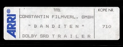 Kino # 35mm # Trailer # Banditen! # Flat # Trailer # 2001 - Bild 1 von 4