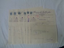 BANCA DI GALLARATE '20 LOTTO STORIA POSTALE DOCUMENTO D'EPOCA