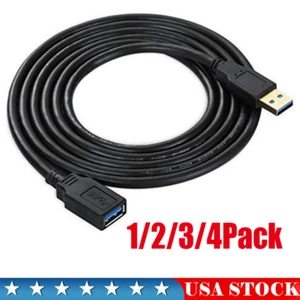 High-Speed USB to USB Extension Cable USB 2.0 Adapter Extender Cord Male/Female - Picture 1 of 9