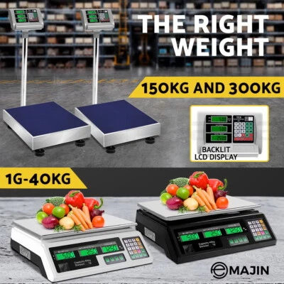Emajin Electronic Digital Kitchen Scale Platform Scales 40KG 150KG 300KG - image 1 of 4