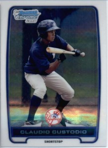 2012 Bowman Chrome Prospects #BCP22 Claudio Custodio Yankees NM-MT 