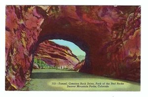 Denver Mountain Parks Colorado of the Red Rocks Vintage Postcard - Picture 1 of 2