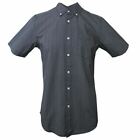 Obey Men's Gray & Indigo S/S Woven Shirt (Retail $80) - Size M