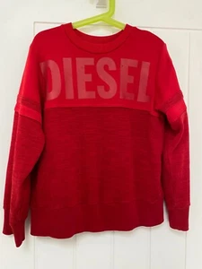 Childrens Red Diesel Jumper Sweatshirt Size 8 - Picture 1 of 4