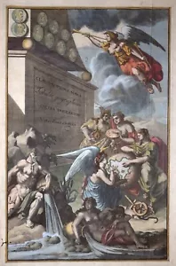 ALTKOLORIERTER TITEL KUPFERSTICH CLAUDII PTOLEMAEI TABULAE GEOGRAPHICAE 1704 - Picture 1 of 11