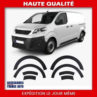 ACCESSOIRES FRANCE AUTO KIT 8 PIÈCES ÉLARGISSEURS D’AILE FENDER DODIK POUR PEUGEOT EXPERT (2016 ET PLUS)
