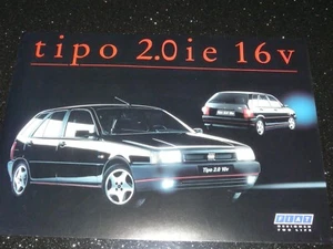 FIAT TIPO 2.0 ie 16v ORIGINAL BROCHURE. OCT 1991. VGC. RARE - Picture 1 of 2