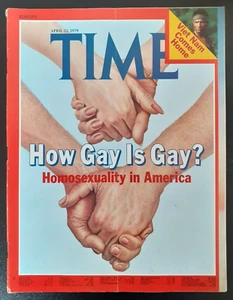 Time US Magazine 1979 23 avril Guerre du Vietnam Homosexualité en Amérique Comment est gay - Photo 1 sur 1