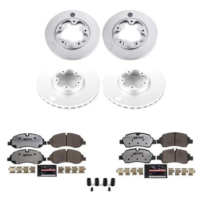 For Ford Transit-250 15-19 Z36 Evolution Geomet Plain Front & Rear Brake Kit Foto 1 de 4