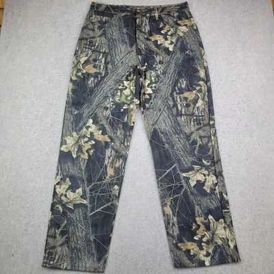 Cabelas Mossy Oak Camo Pants Mens 34x31 Reg Hunting 100% Cotton NEW - Image 1 of 4