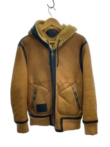 COACH Leather Jacket REVERSIBLE SHEARLING HOODIE -- Wool CML 36348 Used - Bild 1 von 5