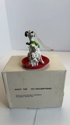 Disney 101 Dalmatians PONGO Christmas Ornament w/ Original Box - Image 1 of 4