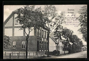 Ansichtskarte Innien, Partie am Postamt 1912 - Picture 1 of 2