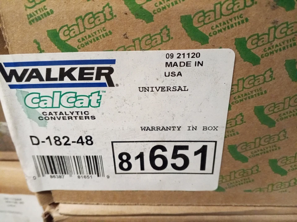 Convertidor catalítico-CalCat Walker 81651 Foto 1 de 1