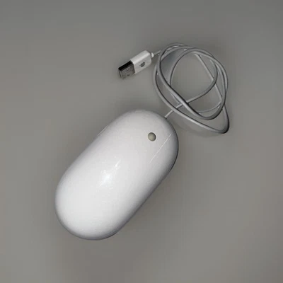 Apple Mighty Mouse mit Kabel (Modell A1152) Gebraucht Sehr Gut Funktionell - Bild 1 von 4