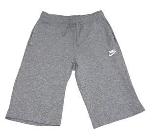 Nike Shorts Uomo Small Sportswear Club Pantaloncini Elasticizzati Felpati Morbidi Grigio 12 in - Foto 1 di 10