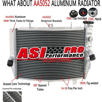 Motorcycle Aluminum Radiator For 2004 2005 Suzuki GSXR600 GSXR750 GSXR 600 750 - Image 1 of 4