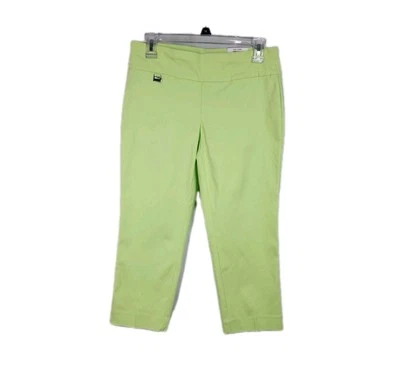 Alfani Womens Size 6P Light Green Pull-On Tummy Control Capri Pant - Image 1 of 4