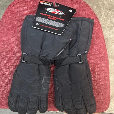 Guantes negros Joe Rocket Sub Zero impermeables para clima frío motocicleta de calle Foto 1 de 3
