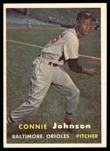 1957 Topps Connie Johnson Baltimore Orioles #43 - Bild 1 von 2