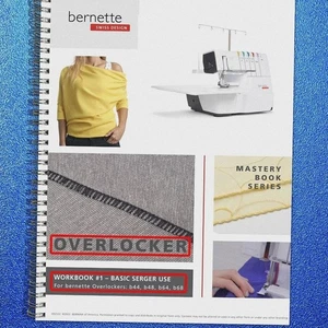 BERNINA Bernette Overlocker Mastery Workbook - WIRE CLOSURE - PROTECTIVE JACKET - Picture 1 of 5
