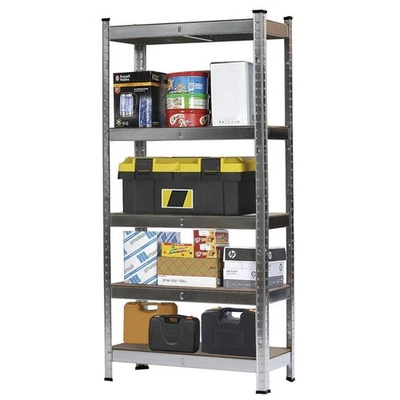 Metal Heavy Duty 5 Tier Shelf Garage Shelving Unit Steel Rack Storage Oragnizer - Image 1 of 4
