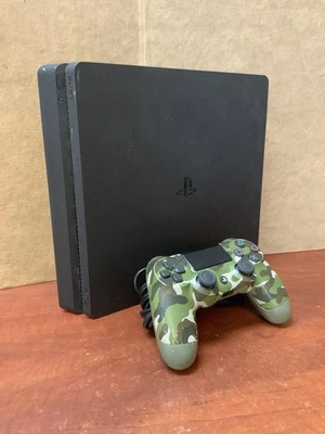 Sony PlayStation 4 Slim 1TB Console - Jet Black ~30459-1 - Image 1 of 4