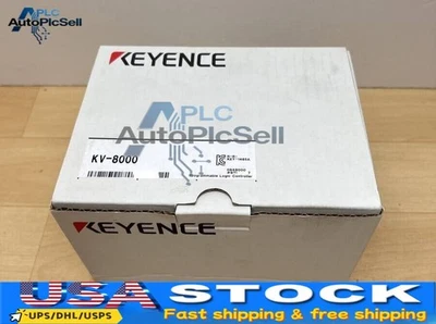 Keyence KV-8000 可编程式逻辑控制器 CPU 单元模块 可编程控制器 全新带盒 — 第 1/4 张图片