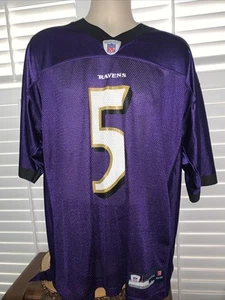 Baltimore Ravens Joe Flacco #5 NFL Reebok Jersey Size L - Picture 1 of 13