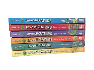 InvestiGators Series 6 Hardback Books Set John Patrick Green Ages 7-10 - Imagen 1 de 4