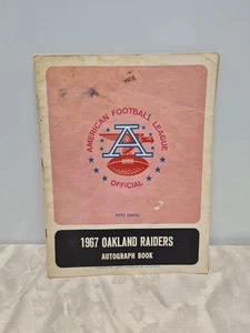 1967 AFL Oakland Raiders Autograph Book - Picture 1 of 5