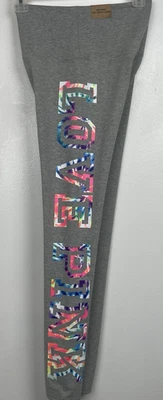 Victoria's Secret S PINK ACTIVE Cotton High Waist Legging LOVE PINK Logo NWT $45 - Image 1 of 4