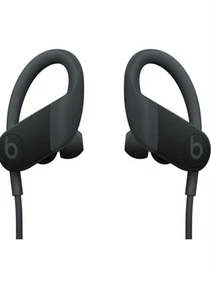 Beats by Dre Powerbeats 4 High-Performance Wireless Bluetooth Headphones Black - Picture 1 of 12
