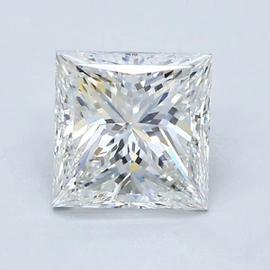 Princess 2.50 Carat Cert. GIA Natural Mined Diamond Loose F color VS1 clarity - Picture 1 of 2